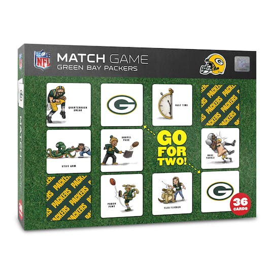 NFL Memory Match Game By Youthefan in Green Bay Packers | 2.5" x 2.5" | Michaels®